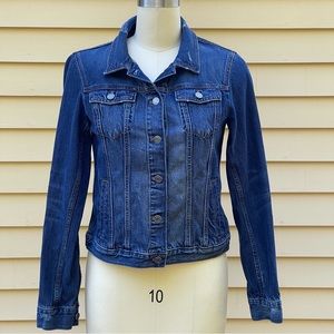 BANANA REPUBLIC Classic Denim Jean Jacket Medium Wash Size Medium